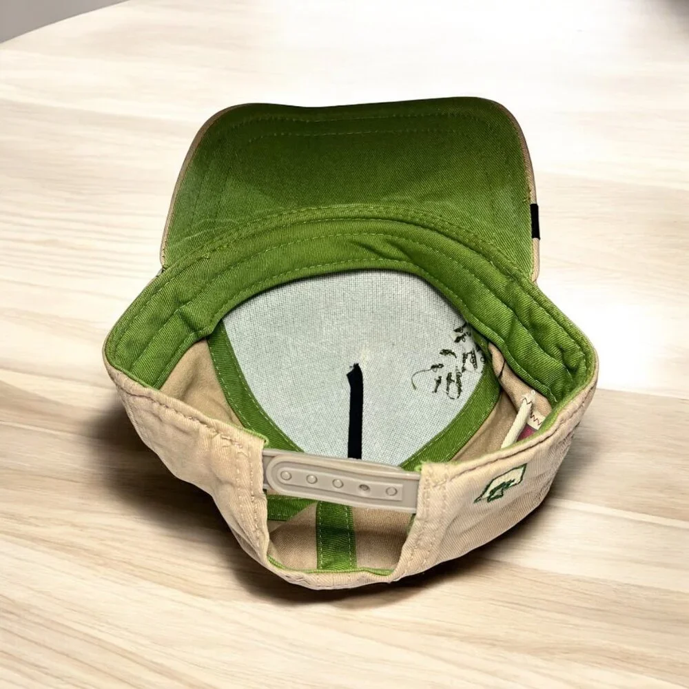 Goorin Bros Kids Green‎ & Tan Baseball Cap With Equestrian Print Adjustable